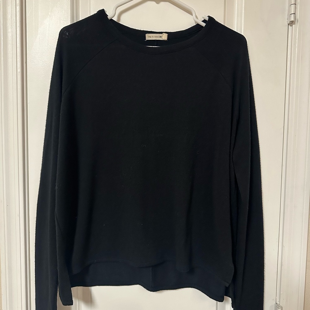 Rag & Bone Black Long sleeve Top